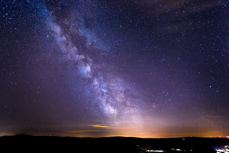 Vacation night sky